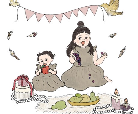 アニバーサリーイラストを描きます ちょっと特別な記念日仕様のイラストはいかがでしょうか イメージ2