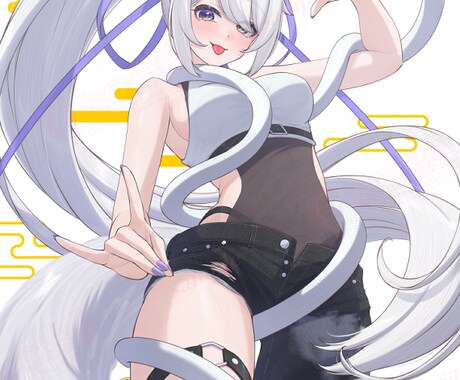 可愛いイラストお描きします サムネイル、立ち絵、歌ってみた動画などにどうぞ！ イメージ2