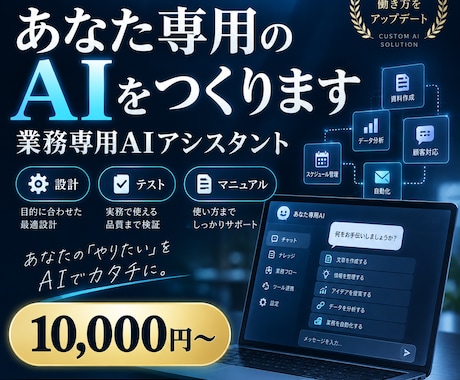 ChatGPT業務用AI・プロンプトを設計します イメージ1