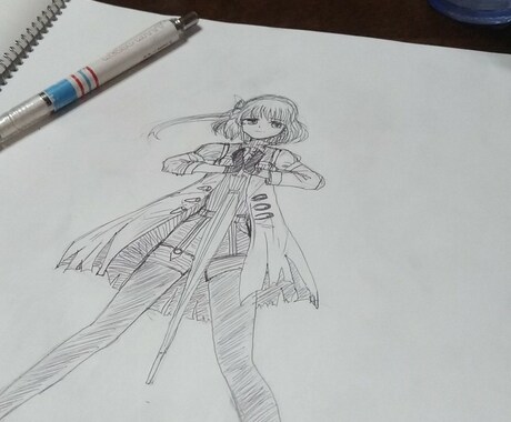 創作キャラクター描きます アナログ・デジタル、アップ、全身問わず描きます イメージ2