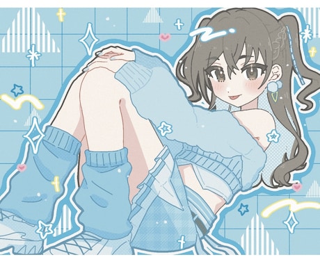 商用OK！ポップで可愛い1枚絵制作します イメージ1