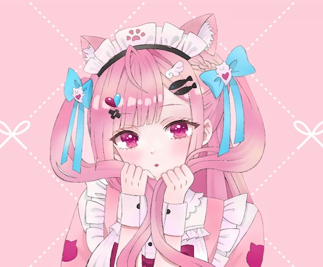 1枚絵、立ち絵、素敵なイラストお描きします デジタル、アナログどちらでも対応可能です！ イメージ1