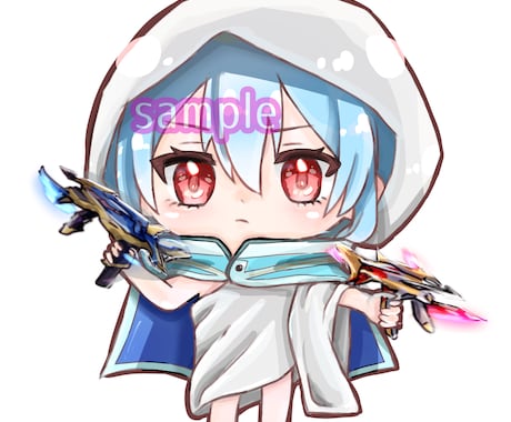 即日納品可能❕ミニキャライラストを描きます かわいい系から病み系まで得意としております。 イメージ2