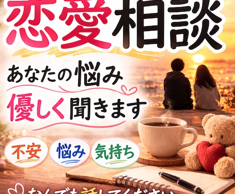 チャットで即返信します 恋愛の悩みどんなことでもいいので、本音で相談します イメージ1