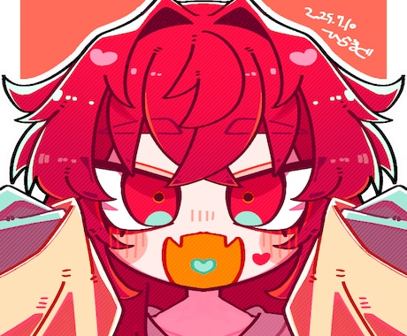ポップで可愛い可愛いアイコン仕立てます 長くても2日納品の即納品で素早く可愛いを摂取できます！ イメージ1