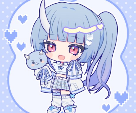 デフォルメイラスト制作します 動画、アイコン、グッズ等に様々な用途に使用できます！ イメージ2