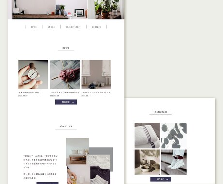 WordPressでWEBサイトを制作します 初めての方も◎シンプルで目を惹くデザインならお任せください。 イメージ2