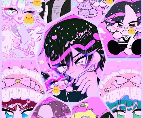アイコンを描きます ゆめかわいい絵柄が得意です！！ イメージ1