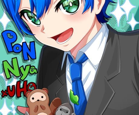 様々な用途にご使用頂けるイラスト描きます アニメ塗りのかわいい絵柄が得意です！ イメージ2