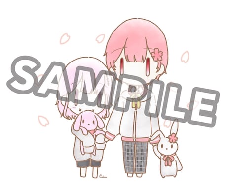 きみの好きな推しとの夢絵を描きます ほのぼのな夢絵を作りませんか？ イメージ2