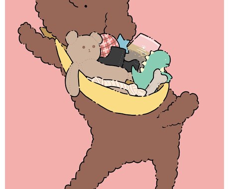 ワンちゃんのイラスト制作します 似顔絵も可！ご希望に沿いながら制作いたします。 イメージ2