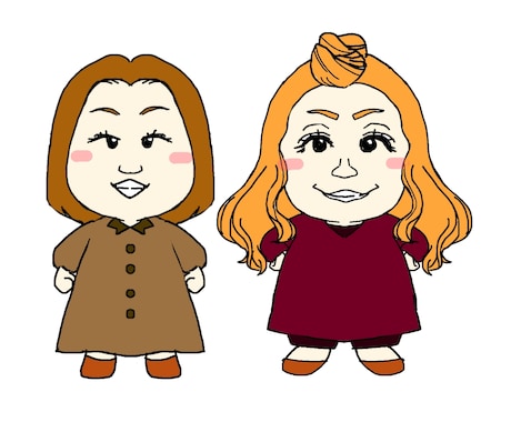 アイコンや名刺に☆似顔絵をデジタルで描きます イメージ1