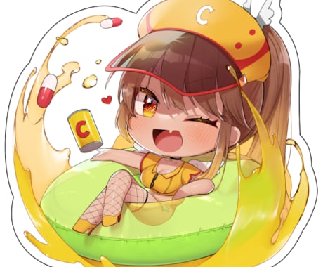 SDキャラ、ミニキャラ絵描きます アイコンやグッズに！動きのあるSDキャラクターイラスト イメージ2