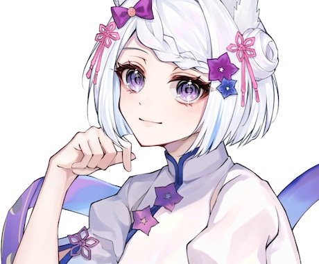 キラキラ可愛いイラスト描きます 動画サムネ・アイコン・立ち絵など用途に合わせて柔軟に対応◎ イメージ2