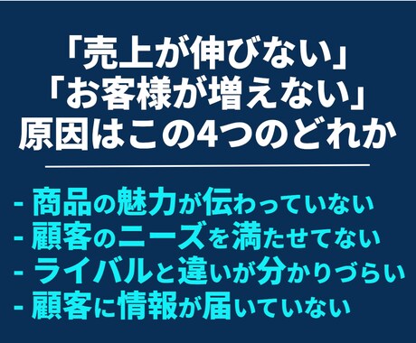 マーケティング集客/戦略/起業･副業を伴走します 【マーケ担当が不在／リソースない方におすすめ】 イメージ2