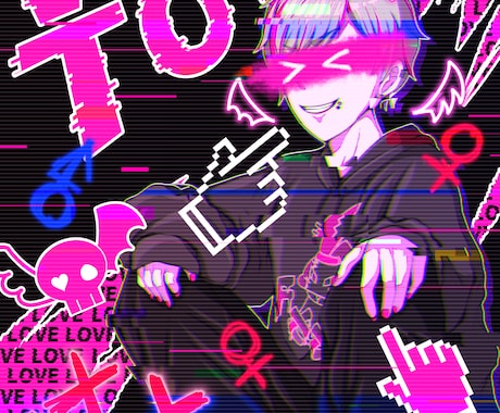 サブカル系イラスト描きます サイバーパンク、アメコミ、ポップなどサブカル系イラスト イメージ1