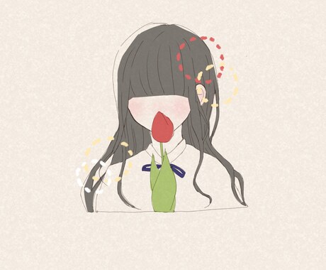 あわい、表情を描かないイラスト・アイコンを描きます ご依頼主様の世界観をイラストに イメージ2
