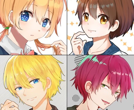 短納期！見やすいSNS用キャラクター描きます SNS等で使いやすい等身イラスト絵を描きます！ イメージ2
