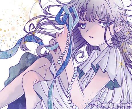 個人◎商用◎雰囲気のあるイラスト描きます 歌ってみたのサムネやSNSのアイコンなどに！ イメージ2