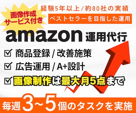 Amazon運用代行すべてお任せOK！運用します イメージ1