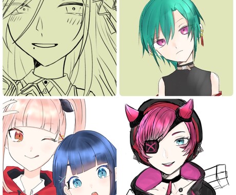 SNS用アイコン作成します ご希望に添えられるよう描かせていただきます♪ イメージ2
