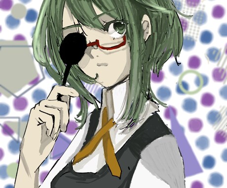 SNS用のアイコンをバストアップイラストで描きます 詳しい指定があればそれに応じてイラスト描きます。 イメージ2