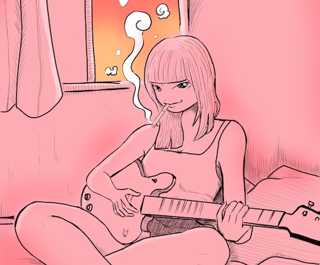イラスト描きます かわいい女の子が得意と本人は思ってます！ イメージ1