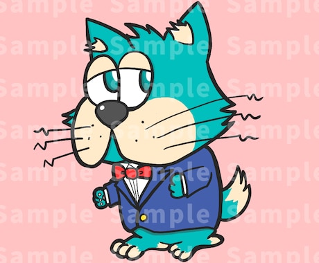 カートゥーンテイストのイラスト描きます 人間から動物まで幅広く対応可能です◎ イメージ2