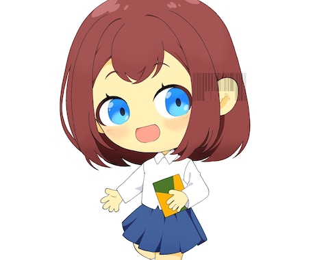 高等身デフォルメキャラ、ミニキャラを作成します 可愛いデザイン、雰囲気のイラストを作成 イメージ2