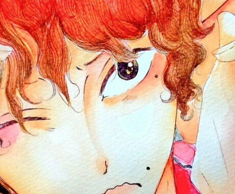 美少女、人物を主に得意としています 瞳の力とアナログの迫力、この世に1枚しかない作品を。 イメージ2