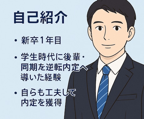 新卒一年目の私が、あなたを内定に導きます 後輩や同期を第一志望に内定させた経験から、的確にアドバイス イメージ2