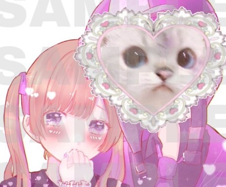 商用利用OKアイコンイラストお描きします ゆるふわキラキラ暖かくて可愛い絵柄でご要望にお応えします イメージ2