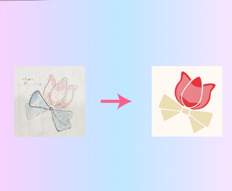 手書きのロゴ、イラストをデータ化します 迅速な対応を心がけています。お気軽にご相談ください！！ イメージ2