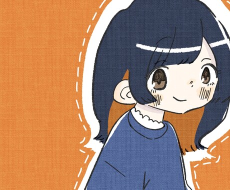 SNSで使えるアイコン描きます ほんわかとした女の子のアイコンいかがですか？ イメージ2