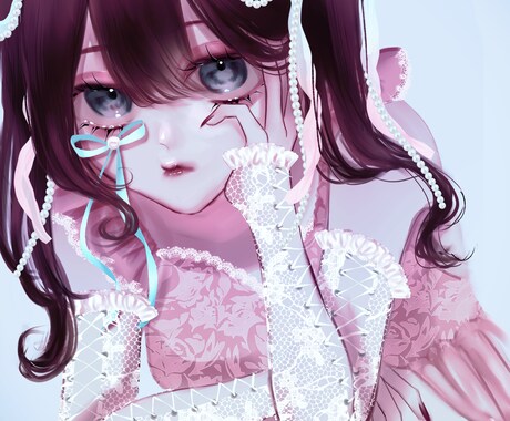 動画サムネイルなどのイラスト承ります 美少女、美少年イラストで再生数upを目指しませんか？ イメージ2