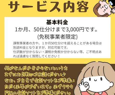 丸投げ初心者歓迎！個人事業・法人の記帳代行承ります 確定申告前でも安心！迅速丁寧に対応いたします。ご相談ください イメージ2