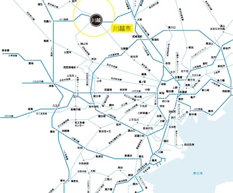 ai納品含■地図専門デザイナー交通路線図作成します 鉄道をメインにした交通案内図を提供します。 イメージ1