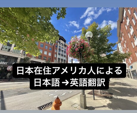 日本語→英語に翻訳します 日本在住アメリカ人による自然な翻訳 英語の職務経歴書にも イメージ1