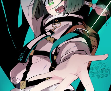 ダークなイラスト描きます 暗く悲しい雰囲気のイラストを描きます イメージ2