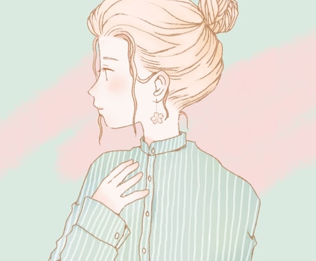 イラスト多数/完成品イラストを販売しています ゆるふわ/おしゃれ/フェミニン/ナチュラルシリーズ① イメージ1