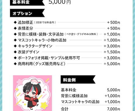 SNSアイコンに！かわいいちびキャラ描きます ＊ポップでかわいい2頭身デフォルメキャライラスト＊ イメージ2
