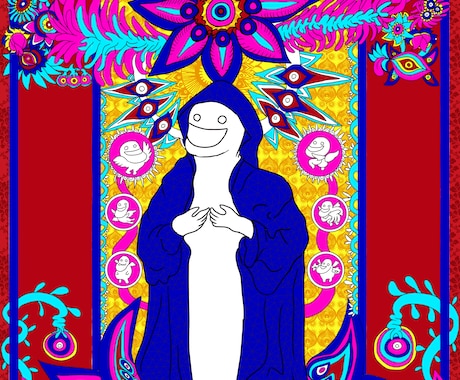 アートなイラストを作成します 他にはないアート寄りのポスターで世界観を伝えたい。 イメージ2