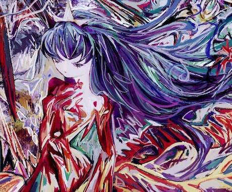 ダークな世界観のイラスト描きます モニター価格として50％OFFで提供します！ イメージ1
