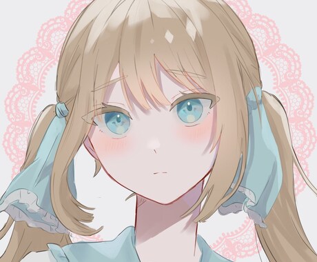 最短2日SNS向けのアイコン・イラストを描きます 商用利用okちゅるちゅる透明感溢れるイラストを描きます！ イメージ1
