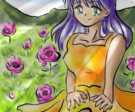 デジタル絵画の販売します オリジナル作品になりますので、他に同じ作品がありません。 イメージ1