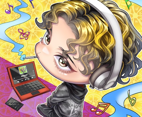 プチリアルで独特なデフォルメアイコン描きます 他とはなんか違う…？SNSで個性を出したい方へ♪ イメージ1