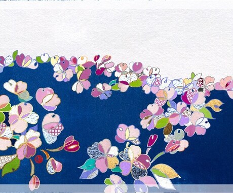 墨絵、岩絵具を用いた和風モダン イラスト描きます 今の日本らしさをお探しのデザイナーさん、クライアント様へ イメージ2