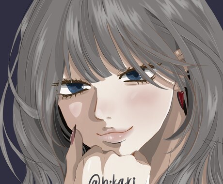 少女漫画風・可愛いアイコンイラスト描きます SNSやブログに使いやすいやさしく可愛い雰囲気のアイコンです イメージ1