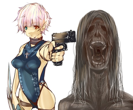 イラスト承ります あなたの理想とするキャラのイメージをイラストにします★ イメージ2