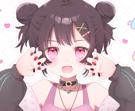 きゅんきゅん♡甘くて可愛い女の子イラスト描きます ふんわりとしたパステル調の優しい色使いのイラストです！ イメージ1